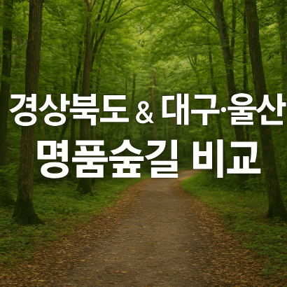 영남권 명품숲길 여행, 치유와 생태를 걷다 : 대티콜부터 금강소나무숲길까지