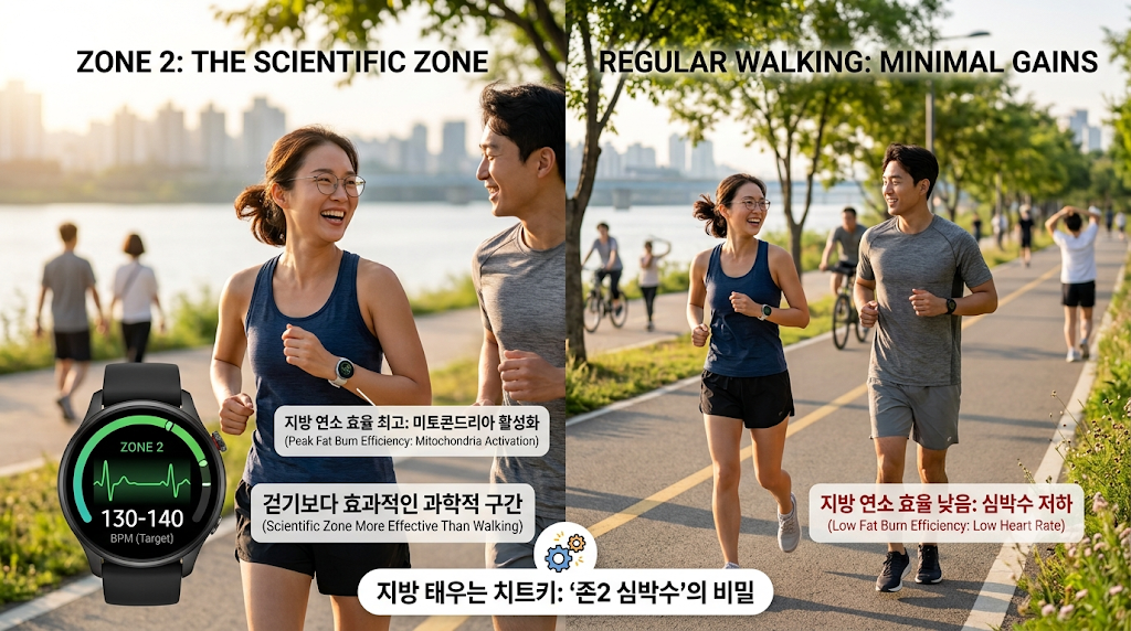 걷기보다 효과적인 '존2 심박수'의 비밀