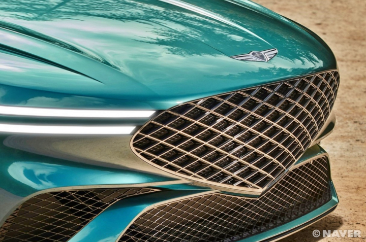 제네시스x전면그릴