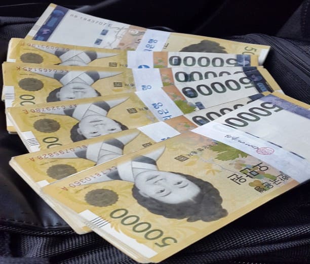 오만원지폐사진