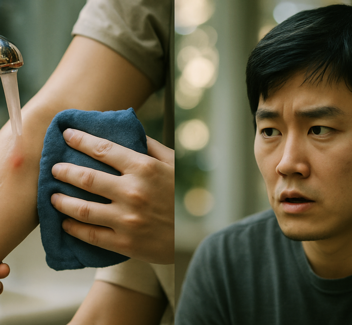 물렸을 때, 올바른 응급처치법