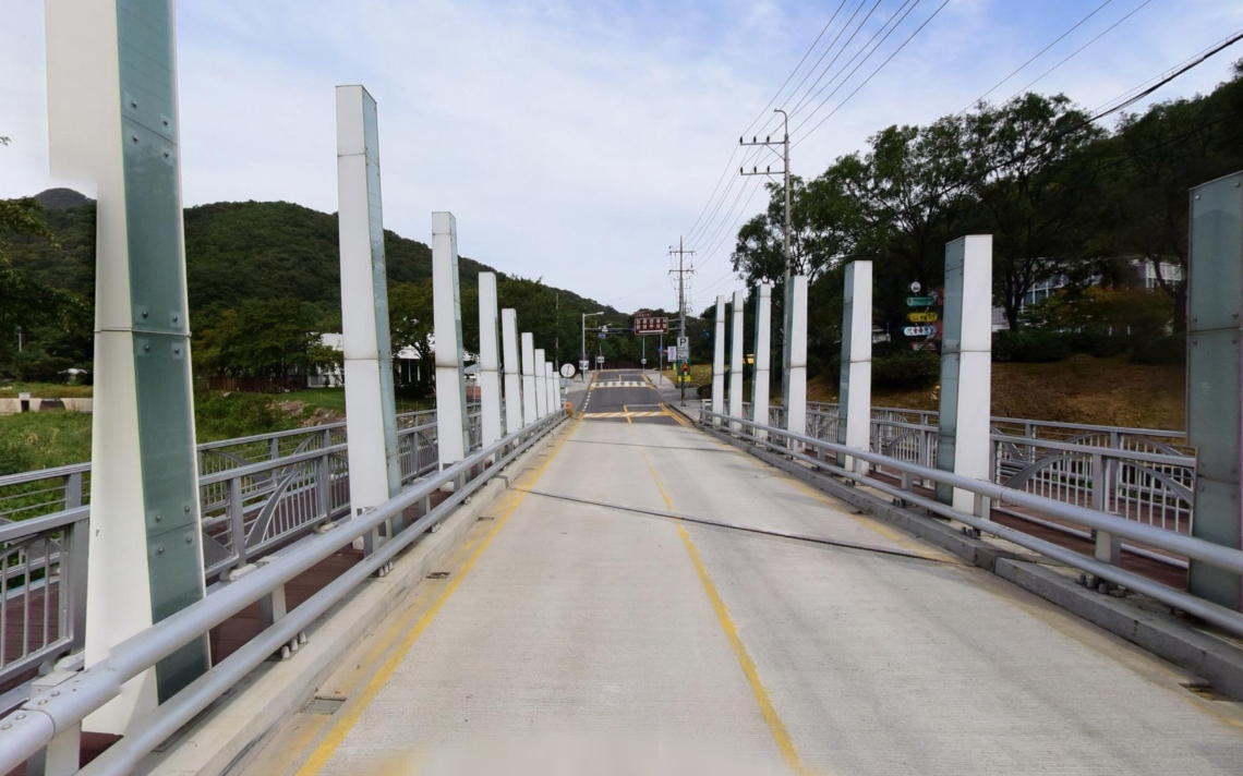 장흥계곡으로 가는 길 이미지