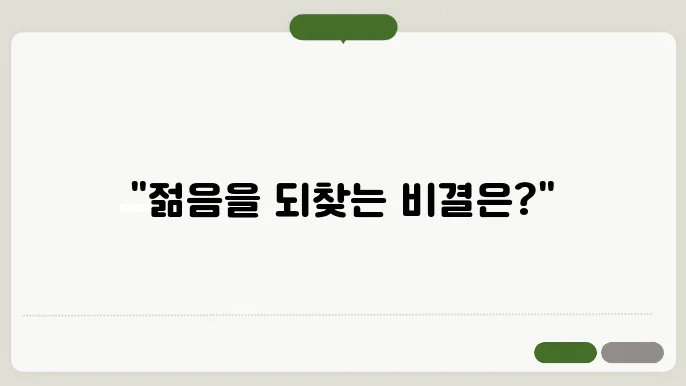 노화 방지 영양제