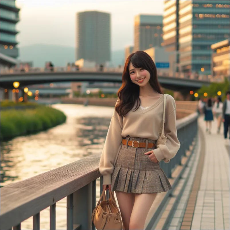 후쿠오카 하카타역 주변 여행자