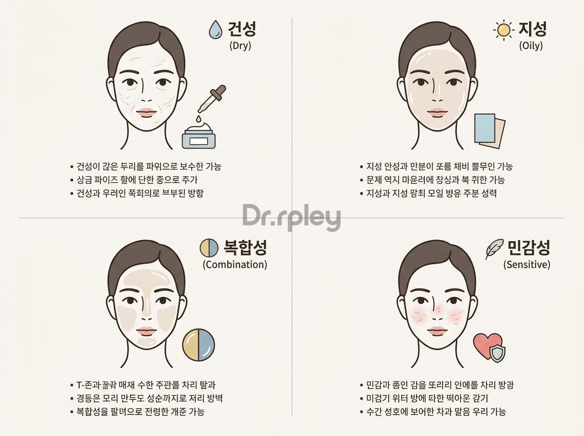닥터리플리 피부 타입별 수분앰플 선택 가이드