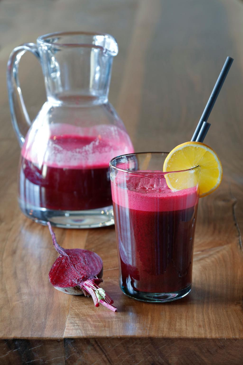 Cold pressed beetroot juice recipe for energy and healthy circulation