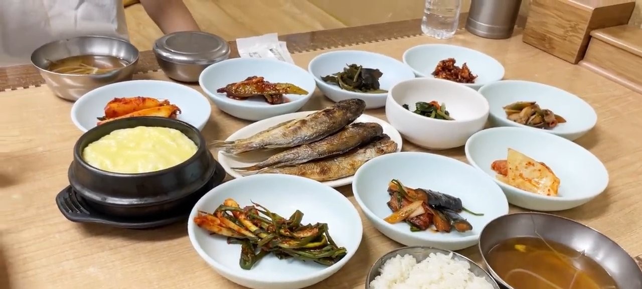 굴비백반 한 상 차림
