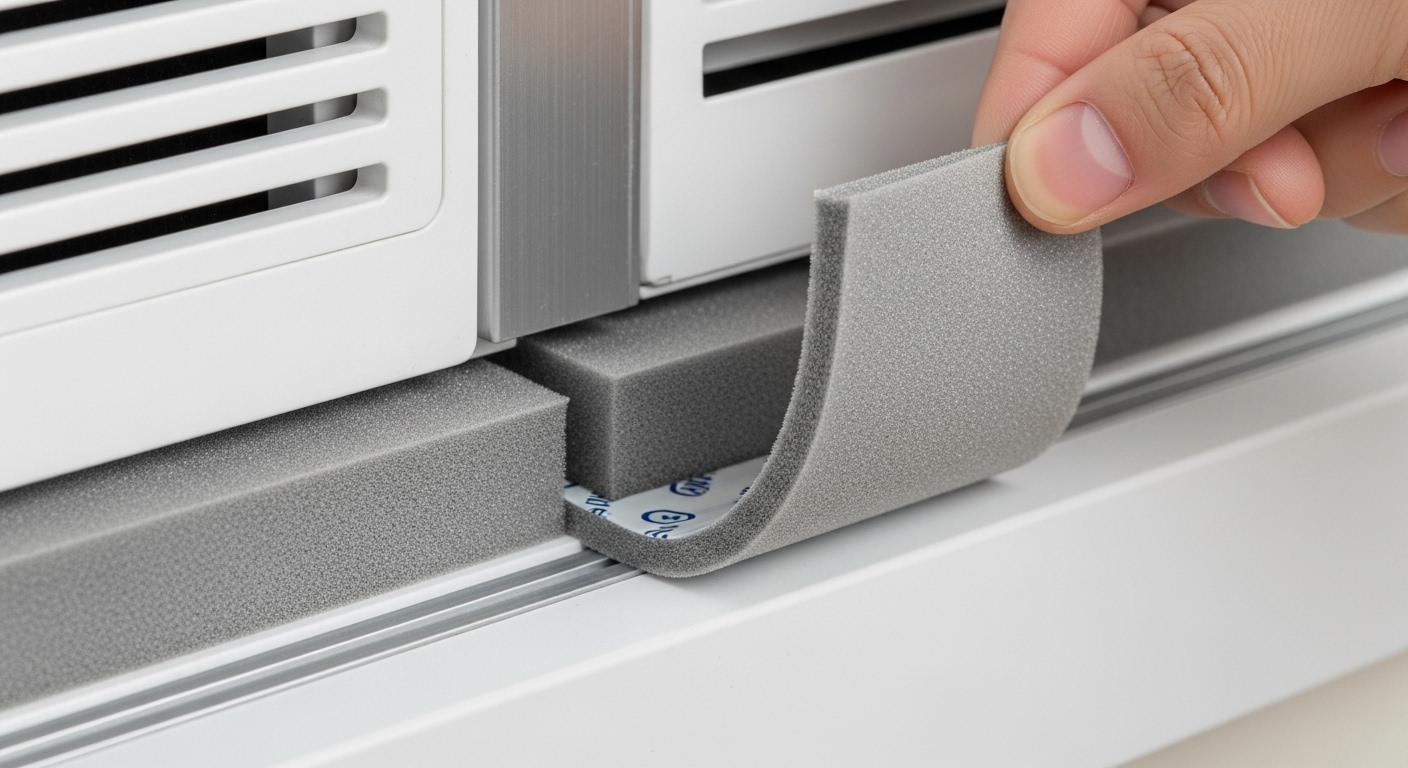 창문형에어컨틈새막이