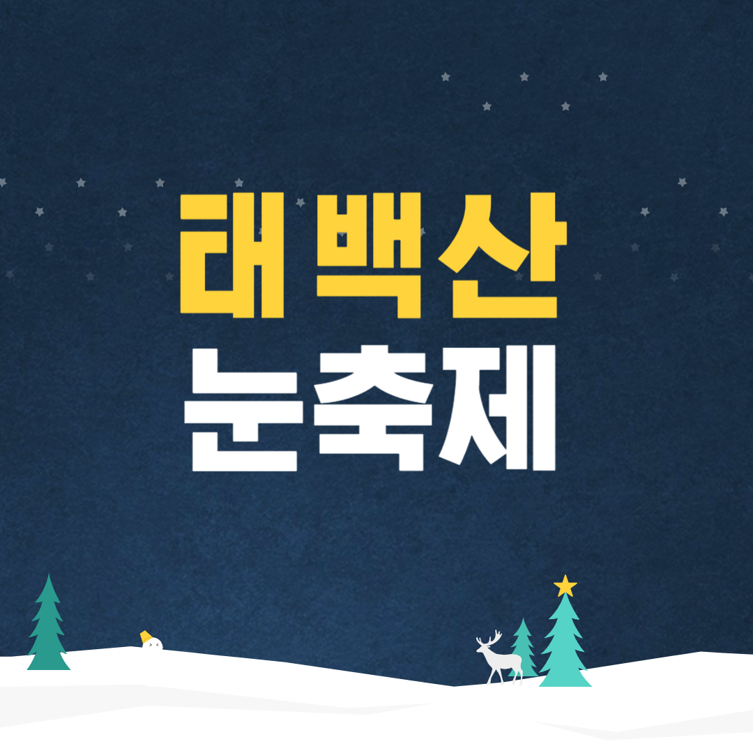 태백산 눈축제 소개