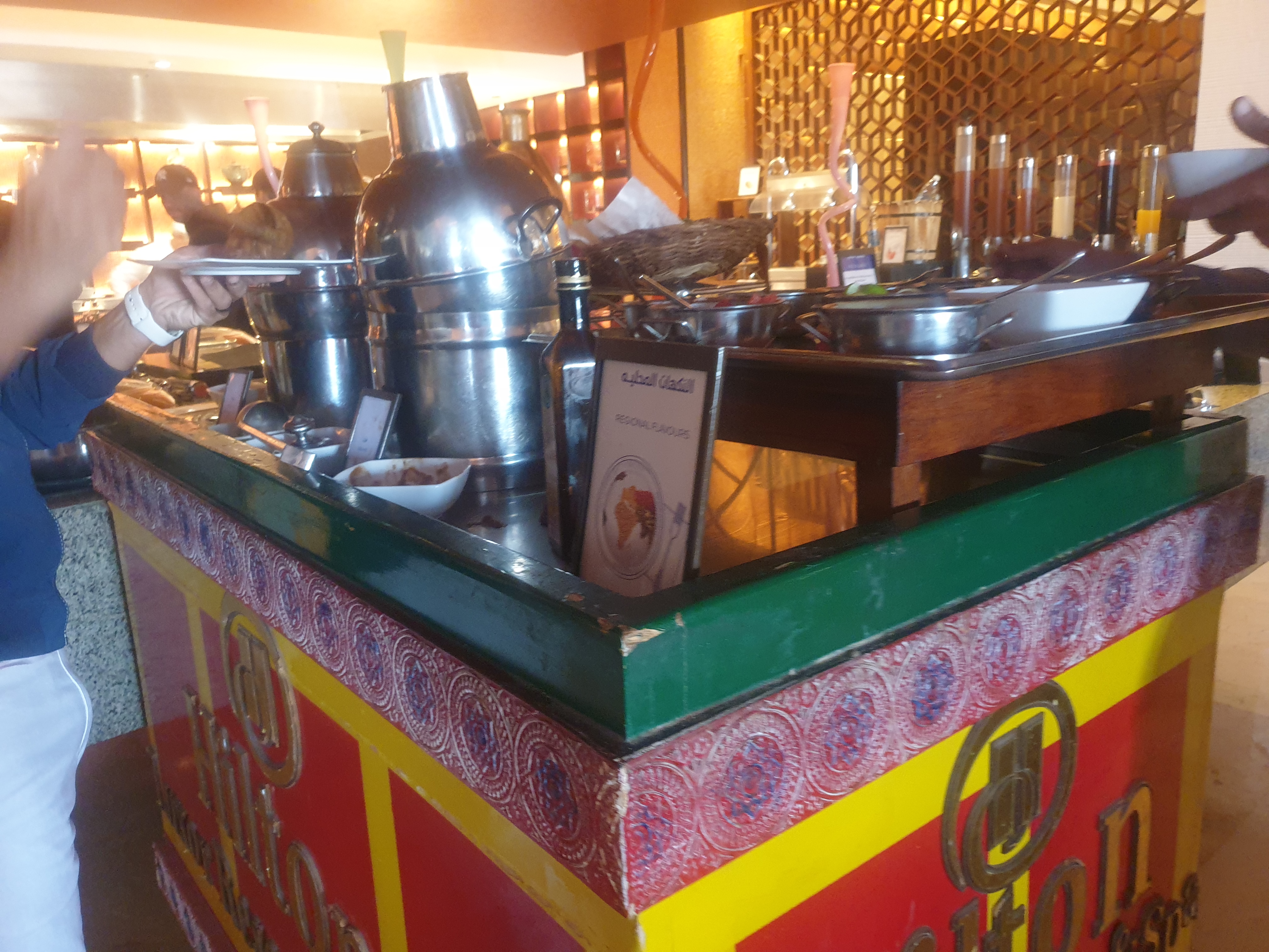 룩소르 힐튼호텔 아침 붸페