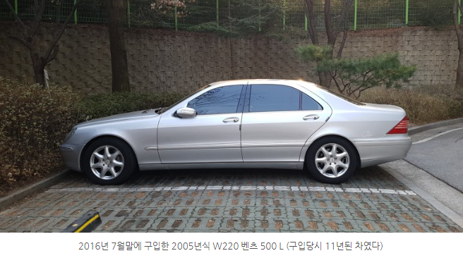 벤츠 S클래스 중고 유지비