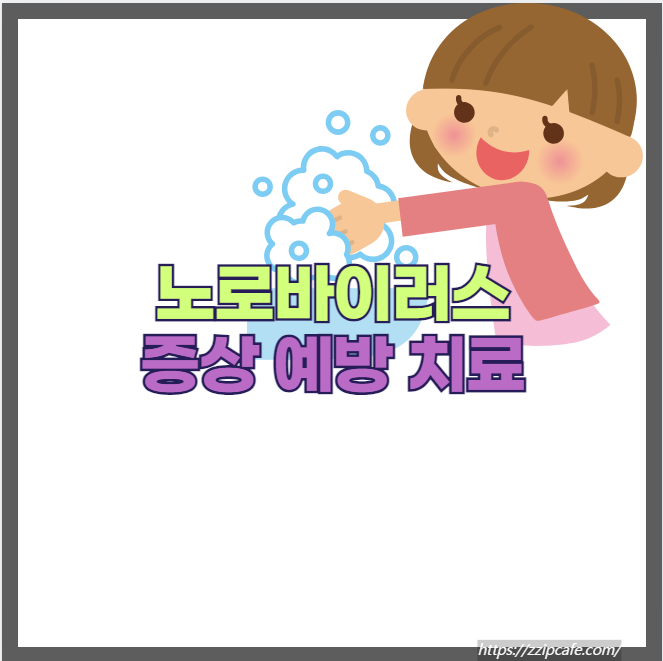 노로바이러스 증상 예방과 치료 방법!