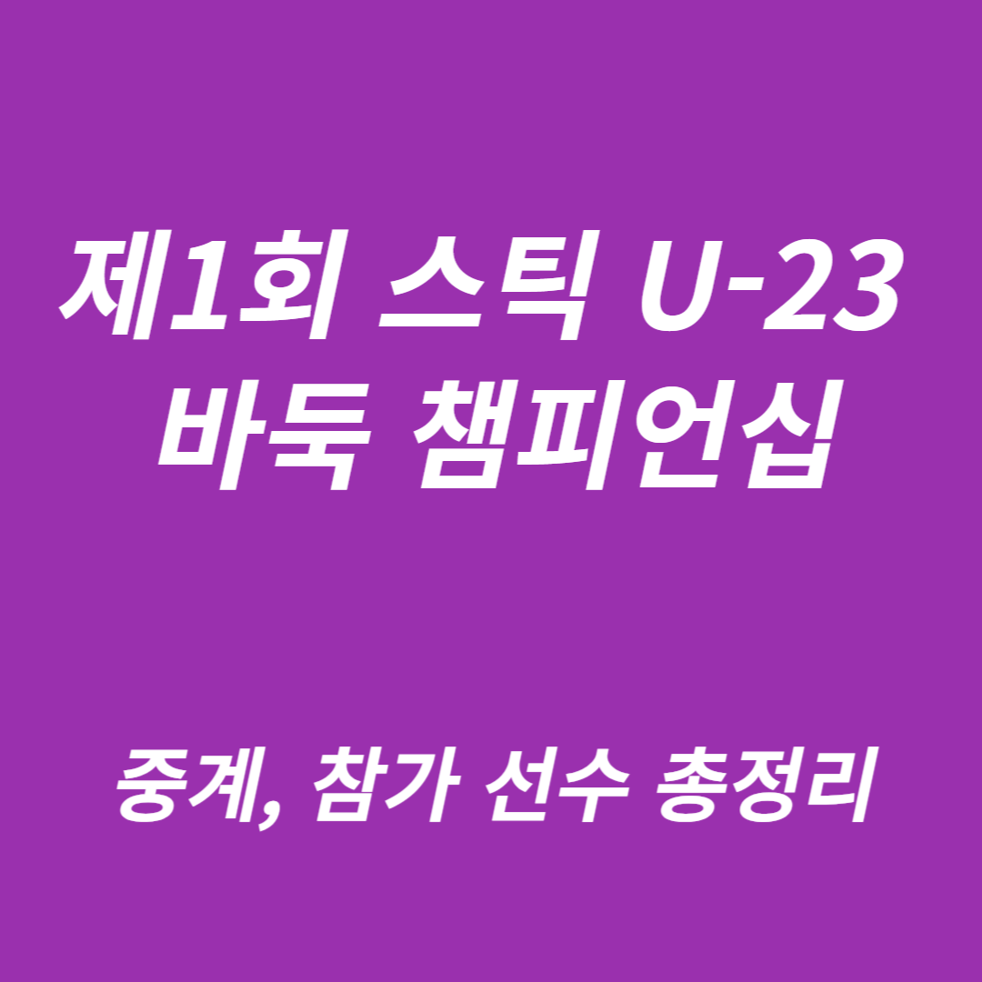 제1회 스틱 U-23 바둑 챔피언십