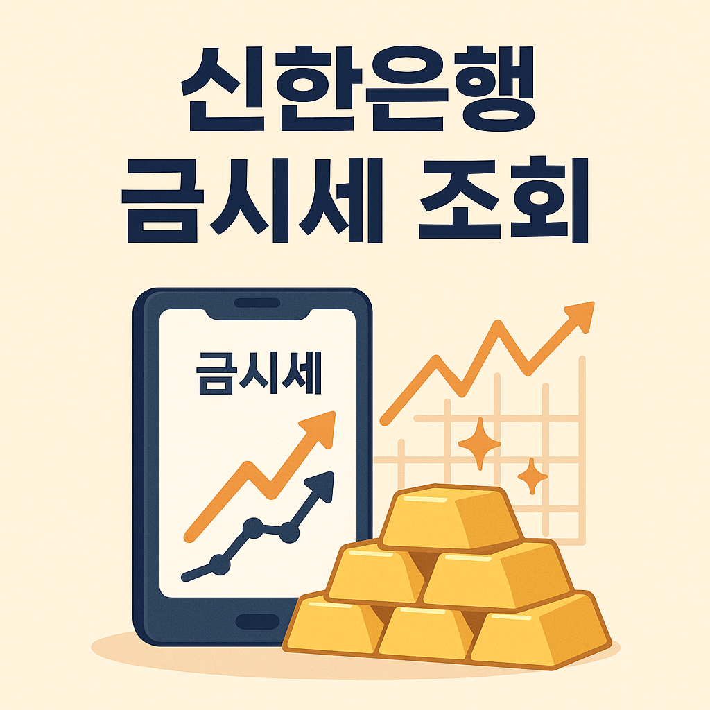 신한은행 금시세 조회