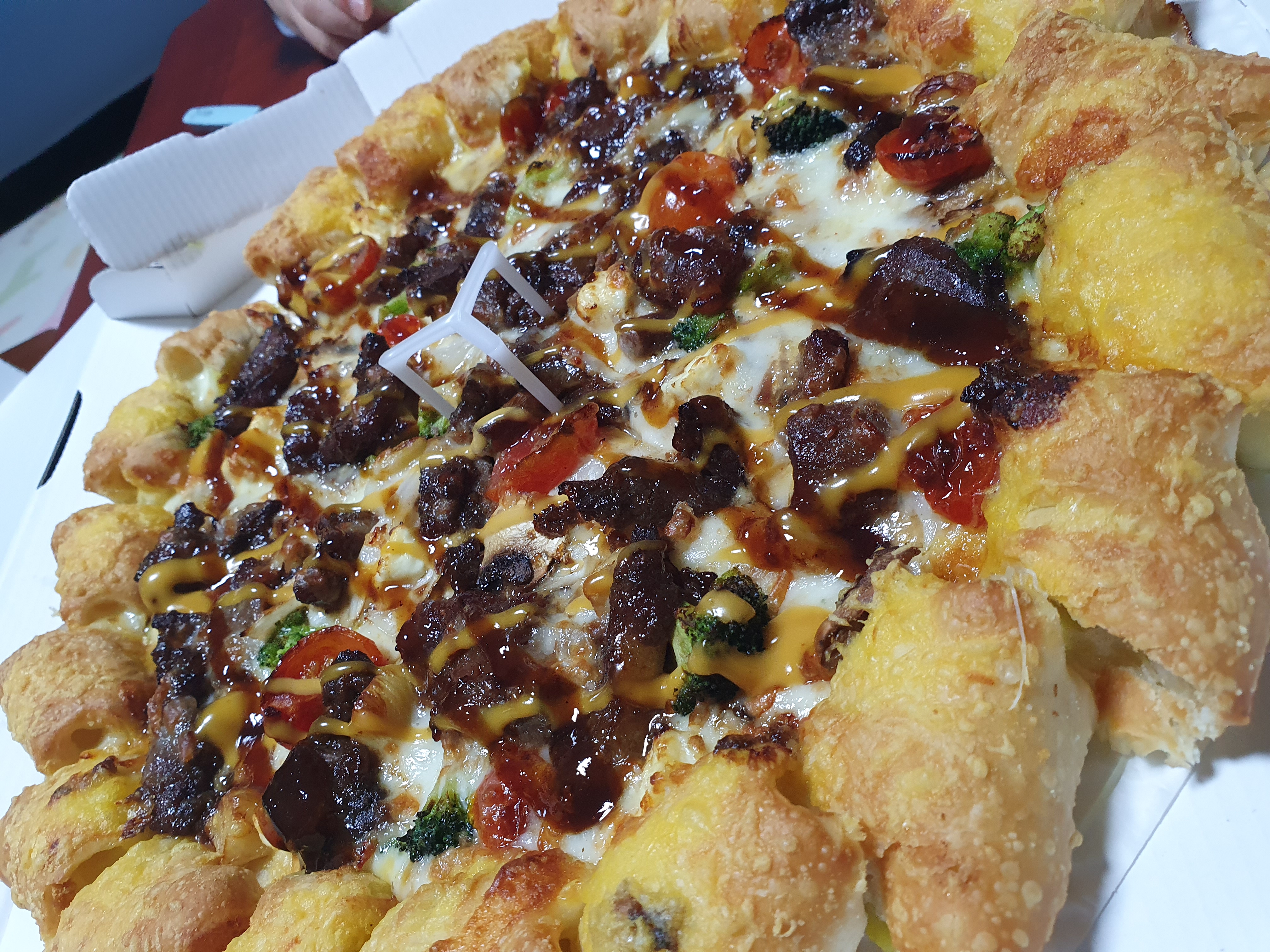 맛있는 피자헛 립스테이크 피자!