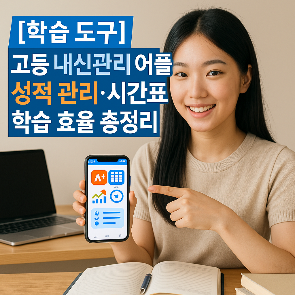 [학습 도구] 고등 내신관리 어플 ｜ 성적 관리·시간표·학습 효율 총정리