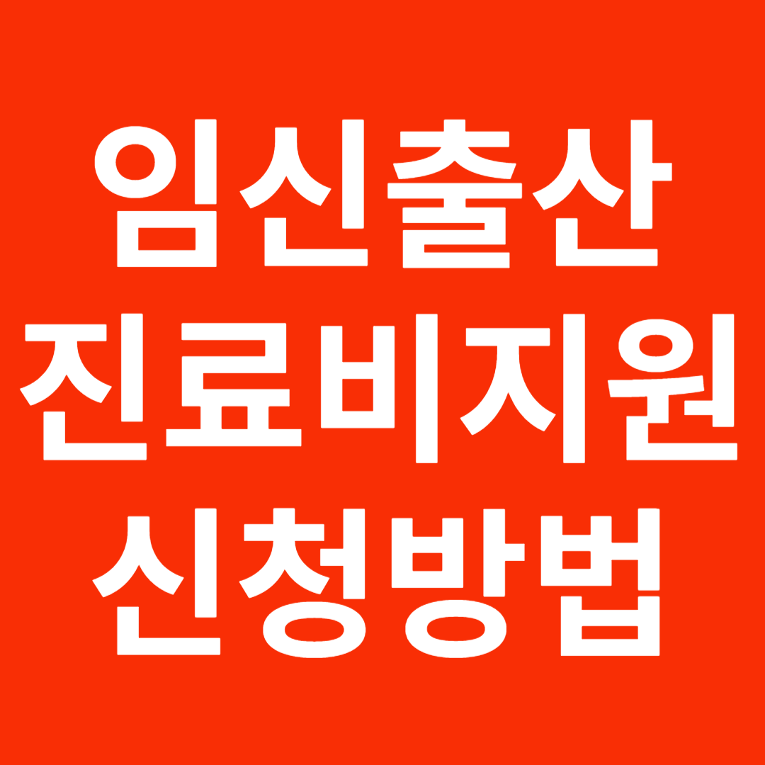 임신출산 진료비지원신청하기