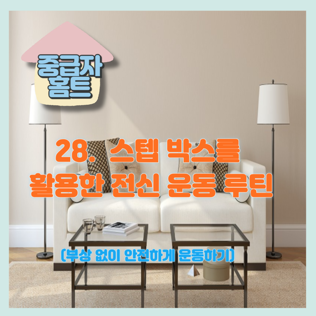 스텝 박스를 활용한 전신 운동 루틴