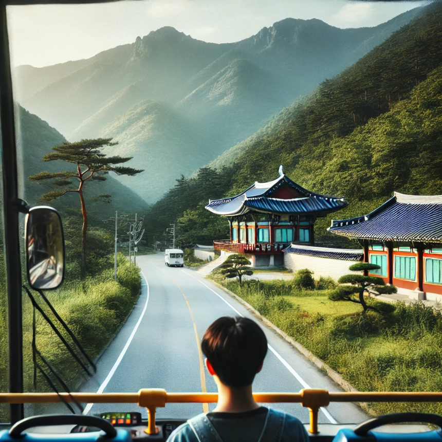 버스를 타고 절에 가는 꿈