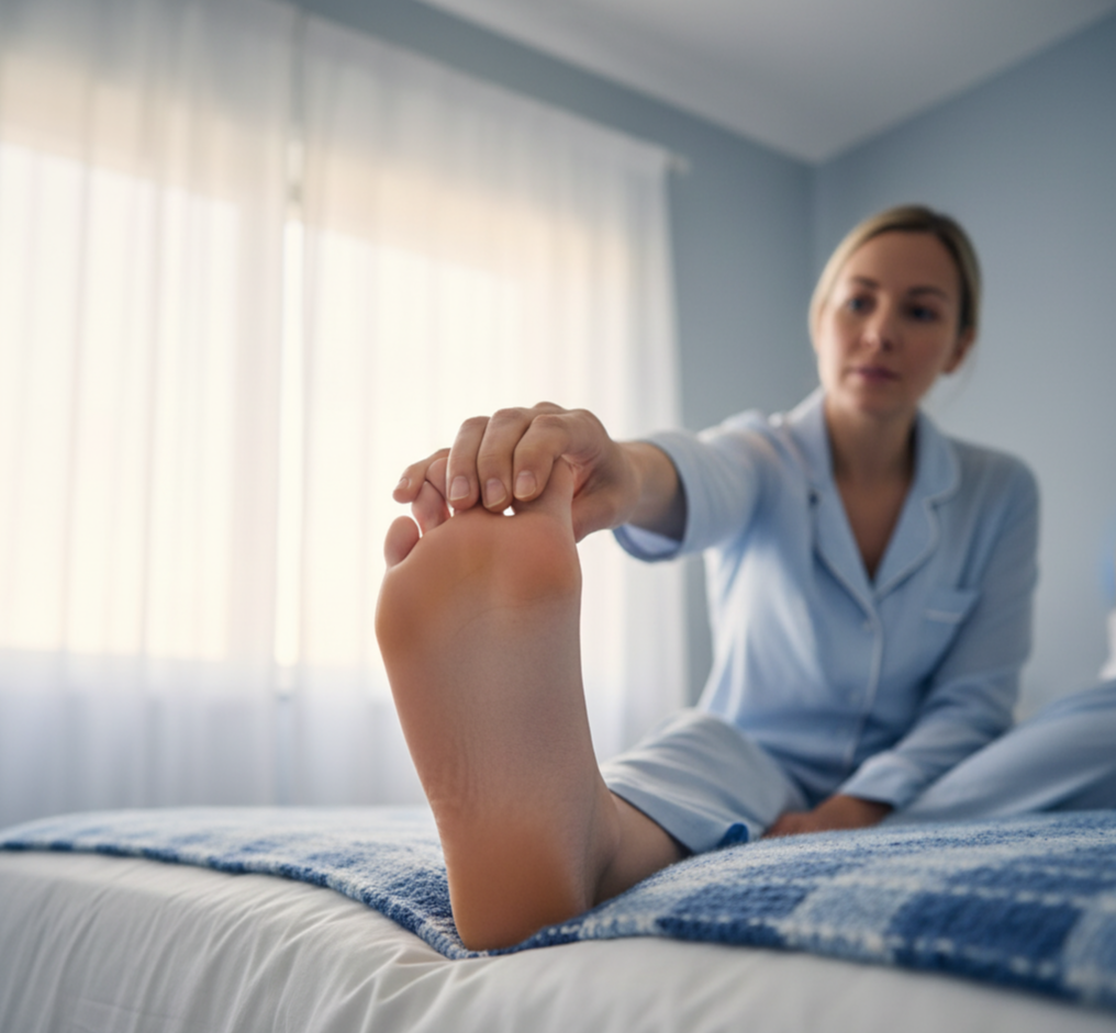 아침 첫발 찌릿! 족저근막염