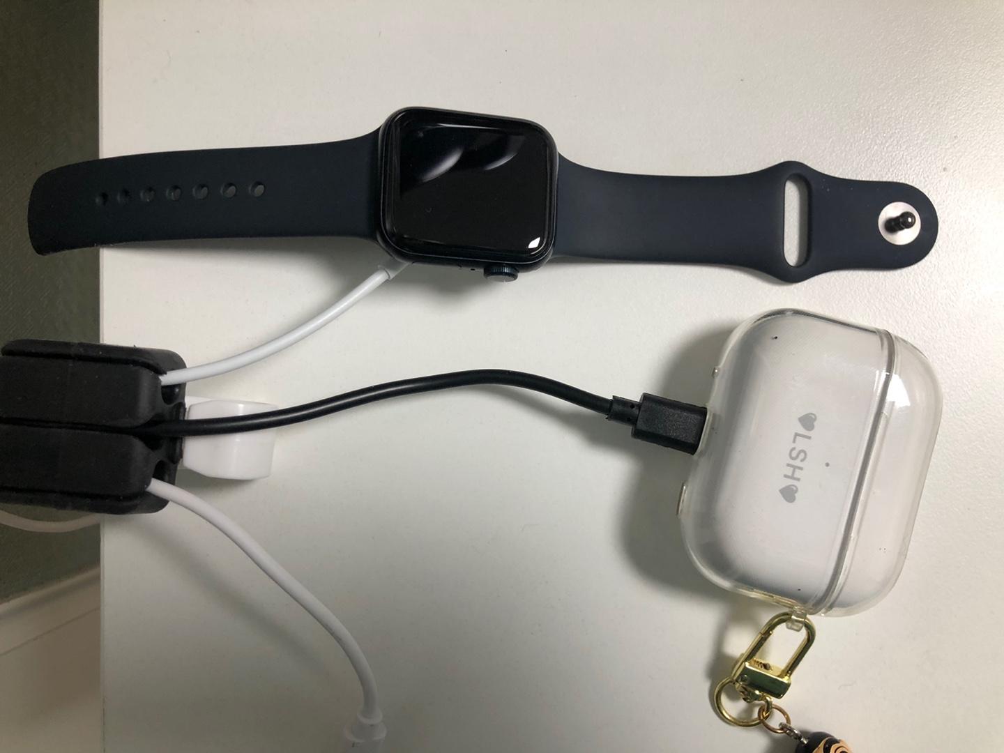 다이소 케이블홀더 에어팟충전 애플워치충전