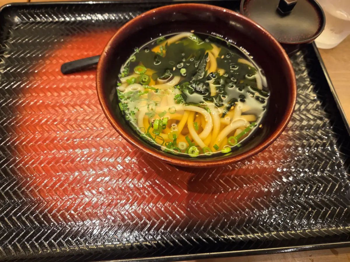 우동 단품