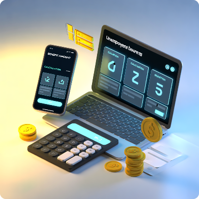 실업급여 모의계산 이미지