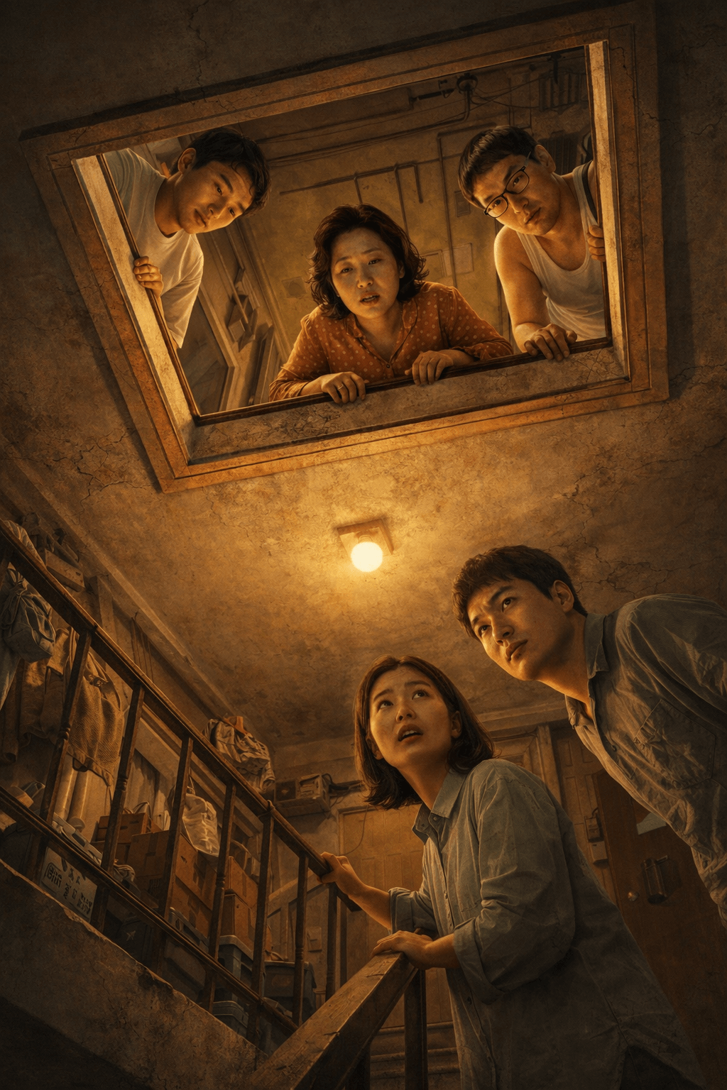 영화 윗집사람들 포스터