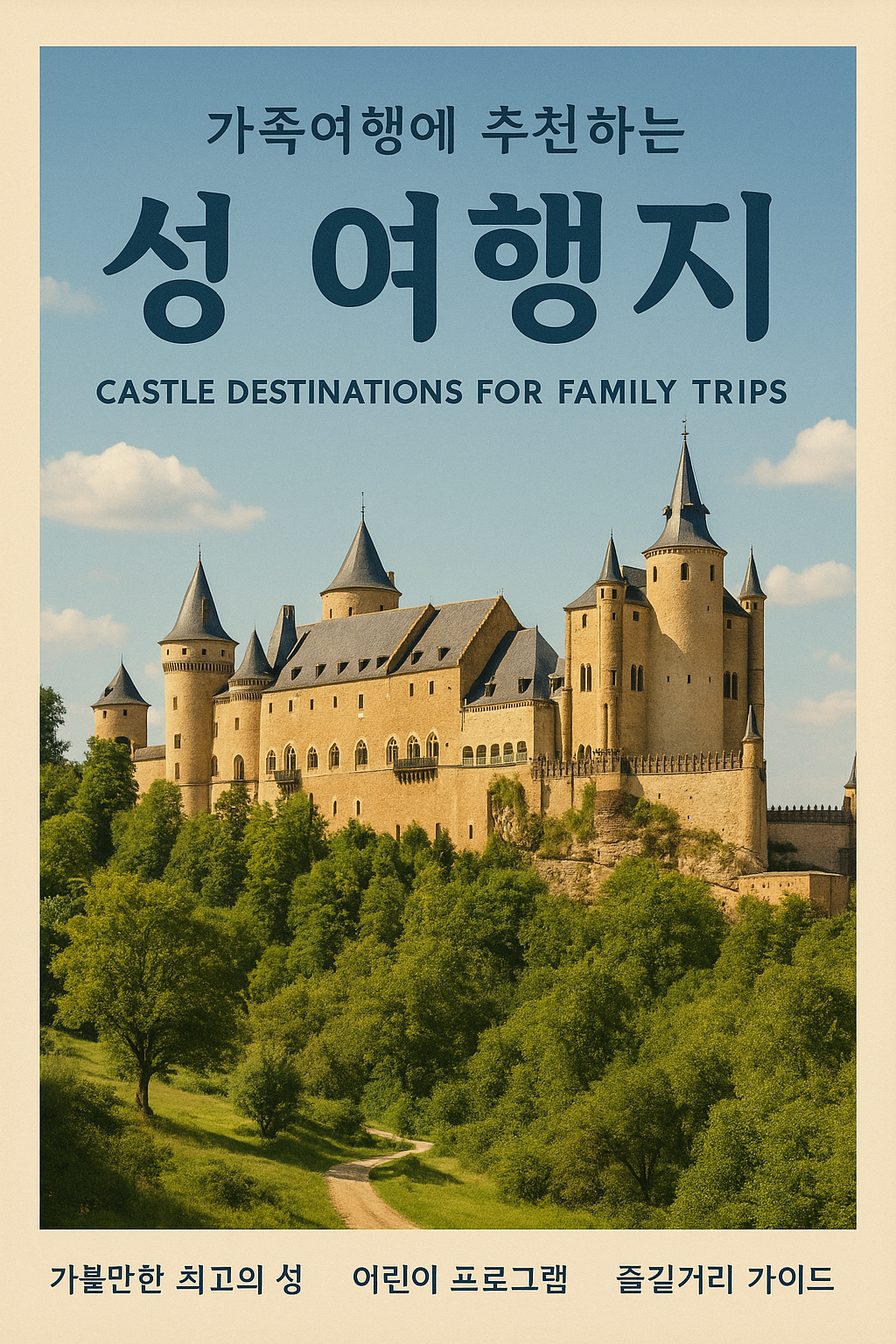 가족여행에 추천하는 성 여행지 (가족여행, 성, 체험형 관광)