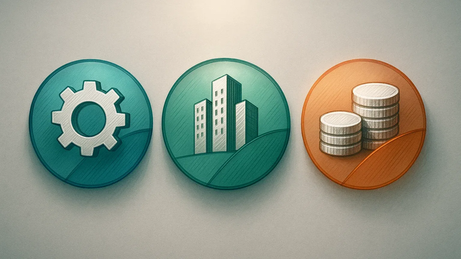 현금흐름표 3대 구성요소(영업/투자/재무활동)를 시각적으로 보여주는 인포그래픽