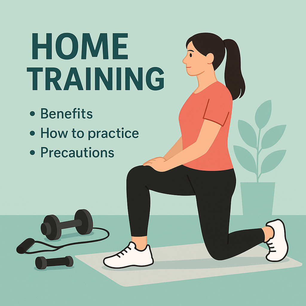 홈트레이닝의 장점, 실천법, 주의사항