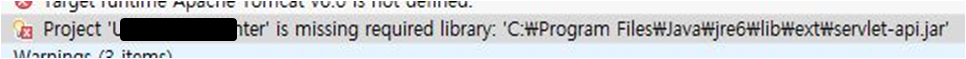 project is missing required library
