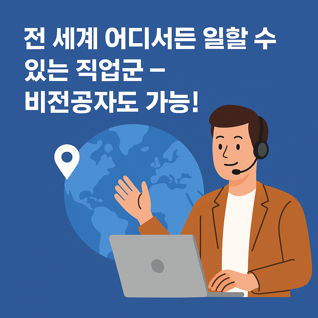 전 세계 어디서든 일할 수 있는 직업군