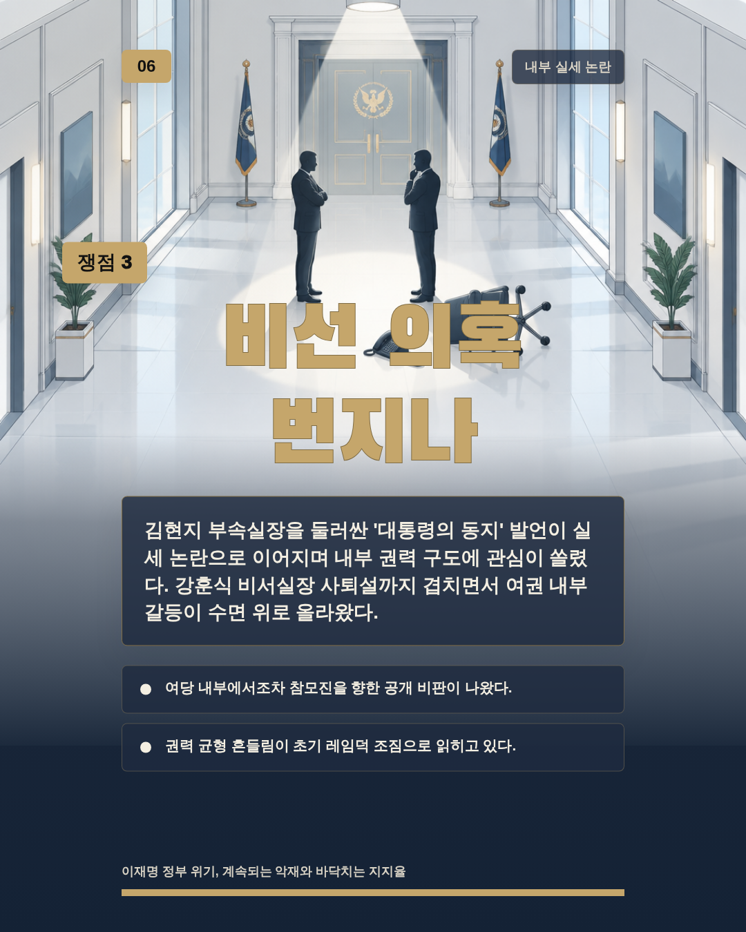 비선 의혹 번지나