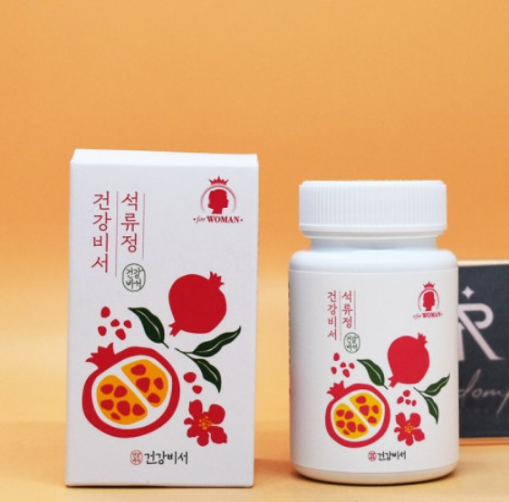 건강비서-석류정-박스와-통이-나란히-함께-있는-사진입니다.