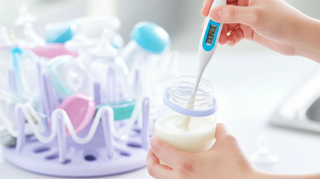 아기 분유 타는 법 70도 온도가 중..