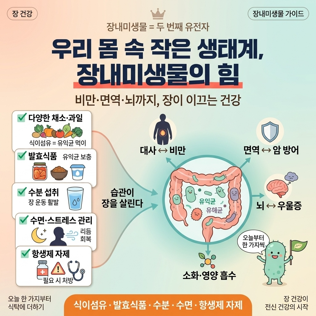 비만부터 암·우울증까지…장내미생물, 어디까지 관여할까