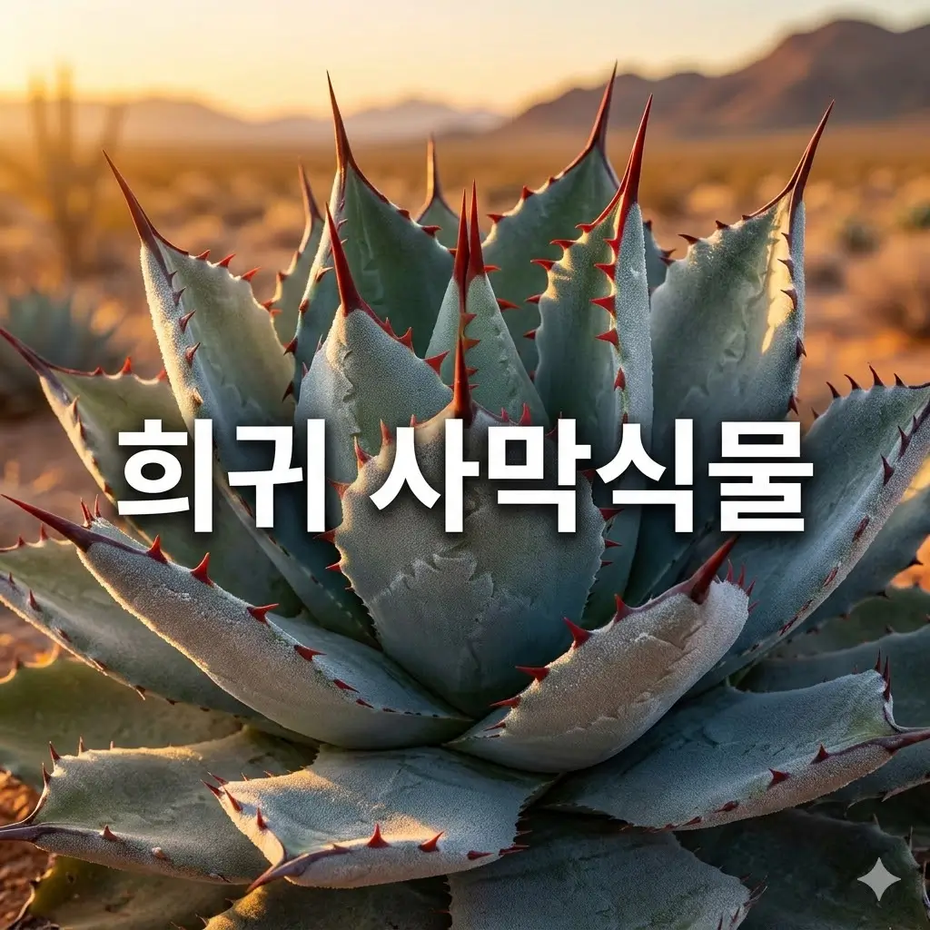 희귀 사막식물은 왜 천천히 자라는 경우가 많을까요