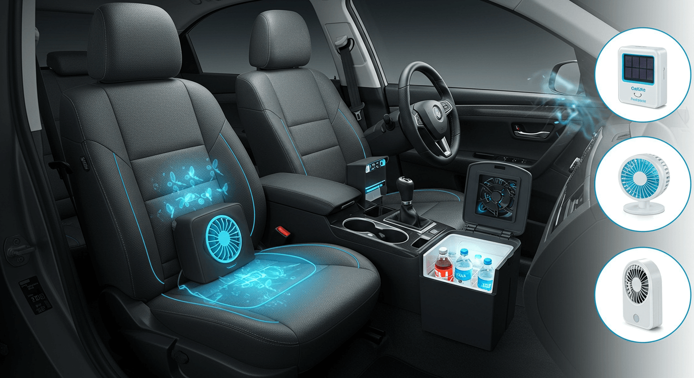 냉방 효과를 높여주는 스마트 차량 소품 활용법