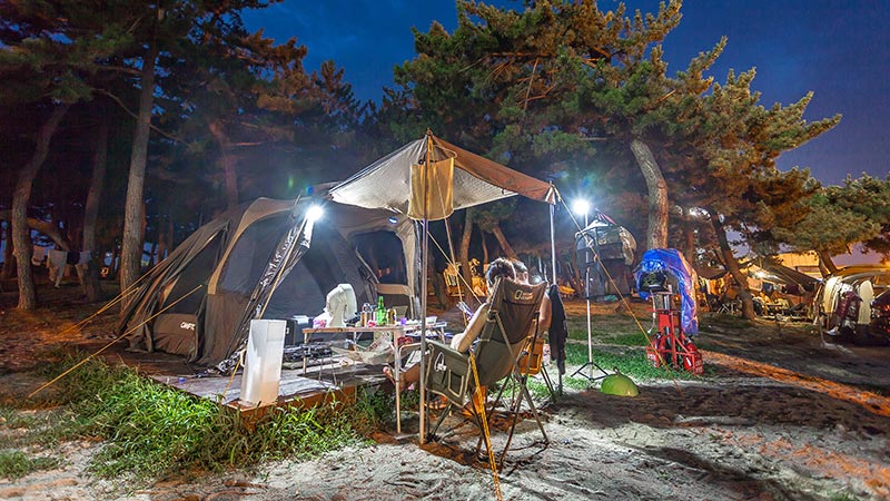 공공 우수야영장