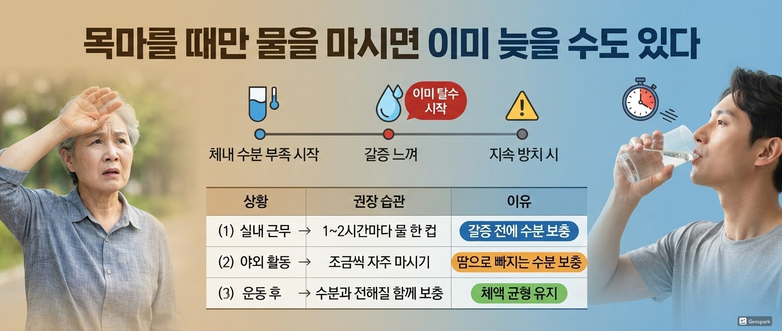 목마를 때만 물을 마시면 이미 늦을 수도 있다