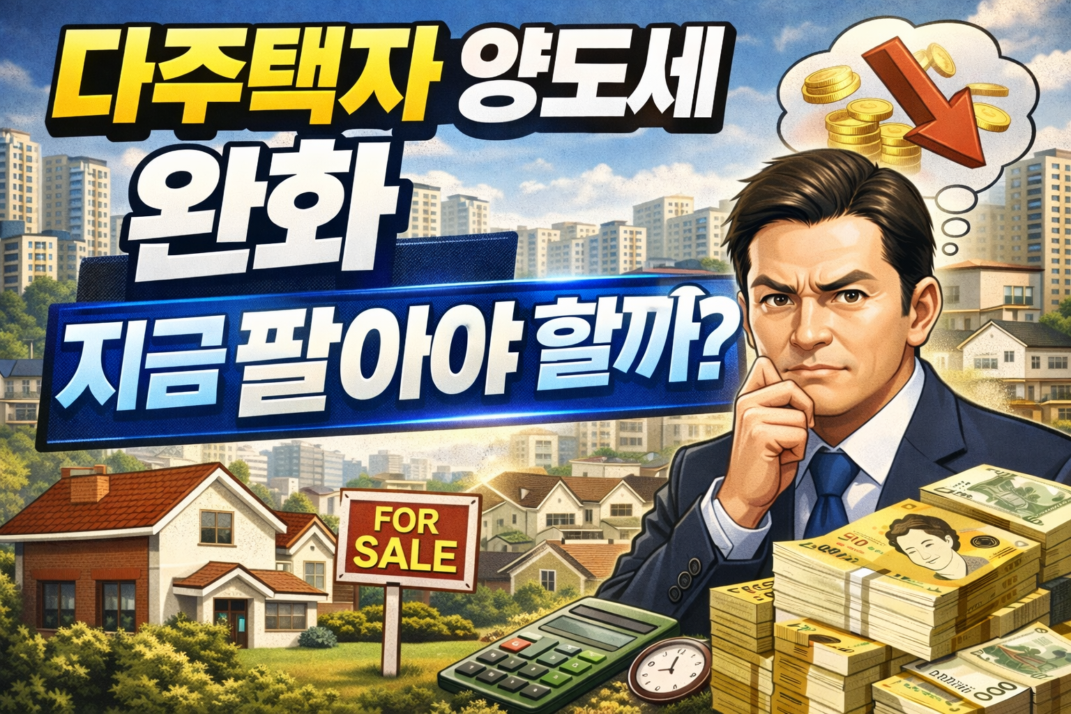 다주택자 양도세 완화