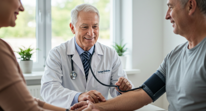 혈압 재는 사람