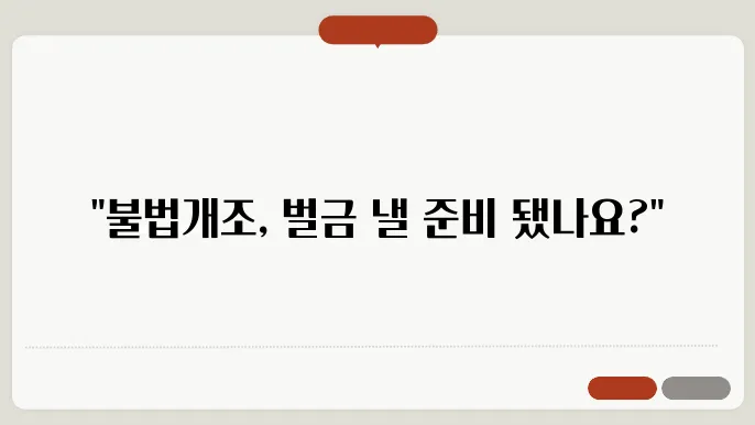 차량 불법개조 벌금