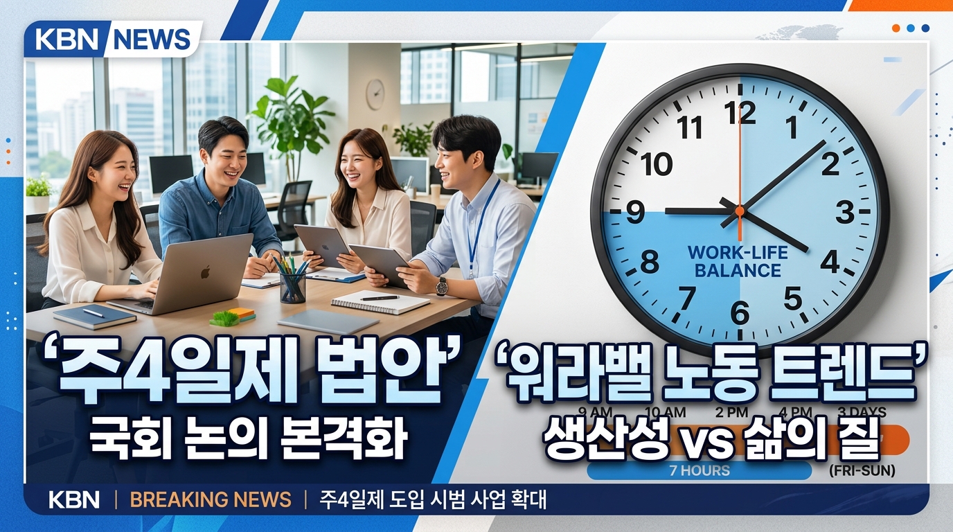 주 4일제 도입하면 월급 깎이나요? 근로기준법 개정안의 실체와 직장인 현실 고민