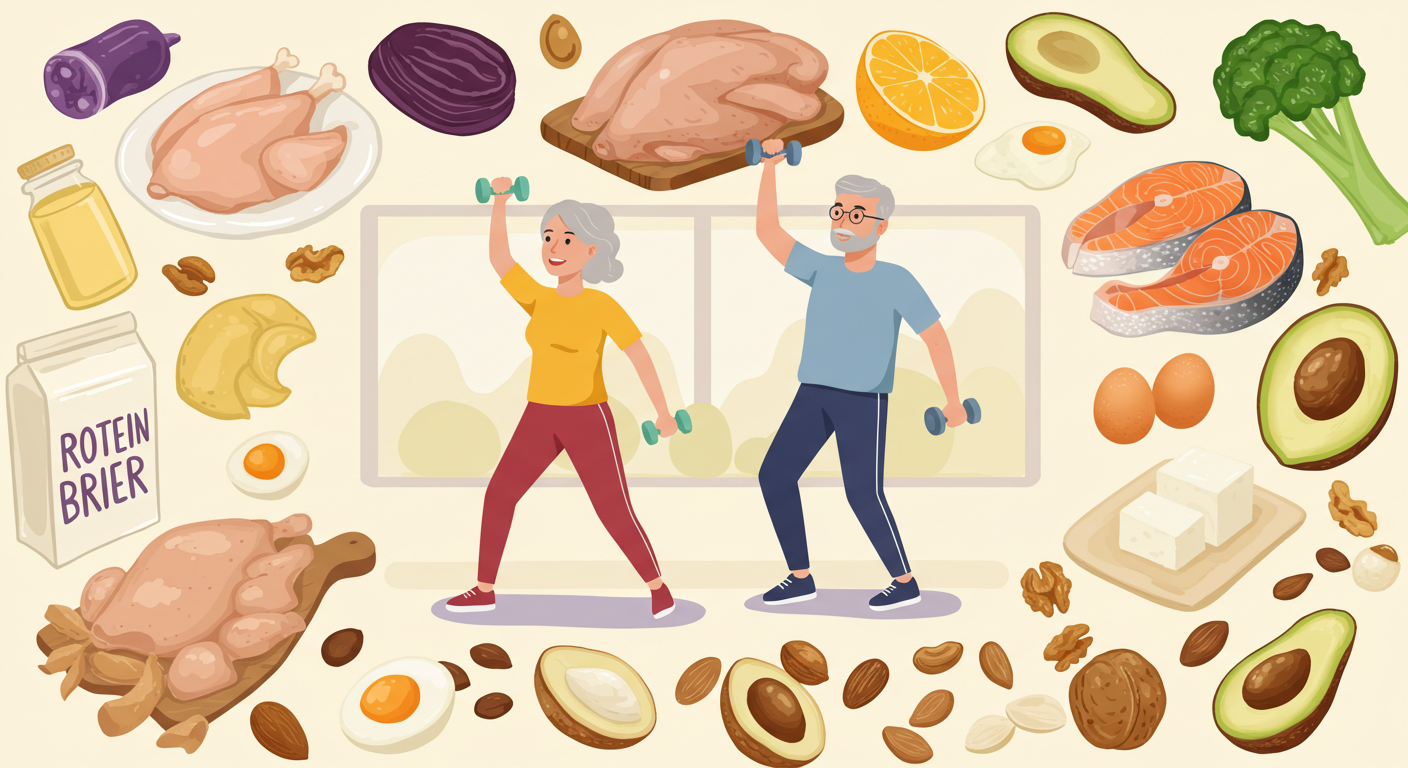 50대 건강관리의 시작, 근육 강화! 단백질 식단 완벽 가이드