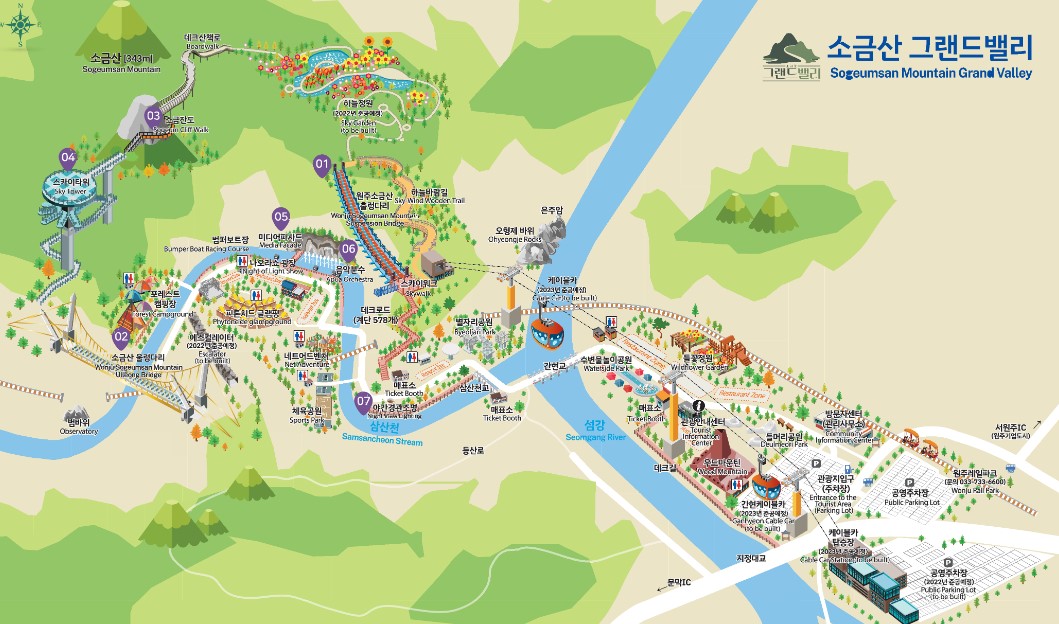 소금산그랜드밸리-안내도