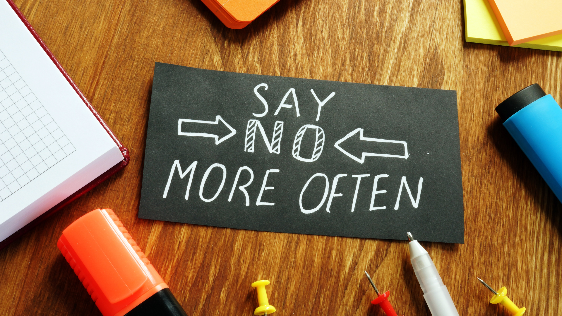 더 자주 '아니오'라고 말해보세요.