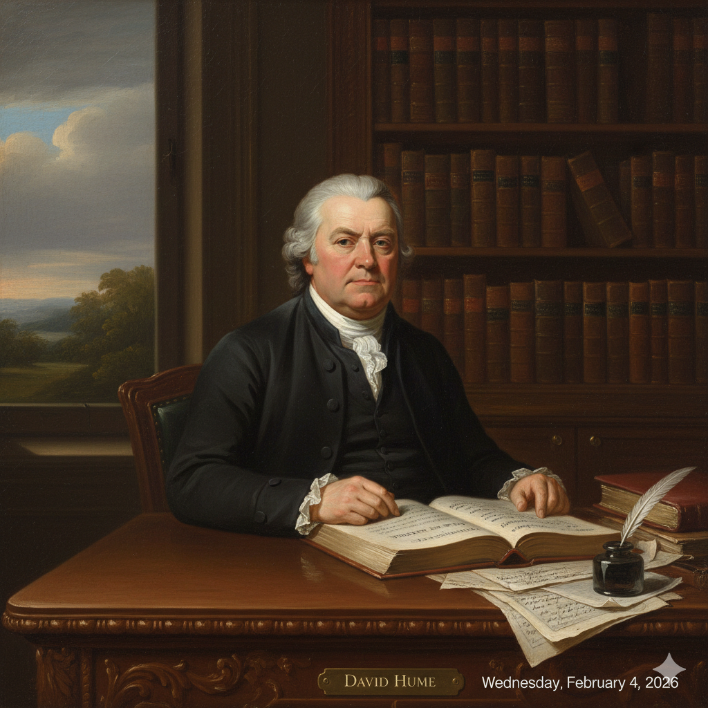 데이비드 흄(David Hume) 초상화, 영국 경험론 철학자, 회의주의 사상가, 인성론 저자 인물 사진, IDEA의 이것저것 블로그 인문학 콘텐츠