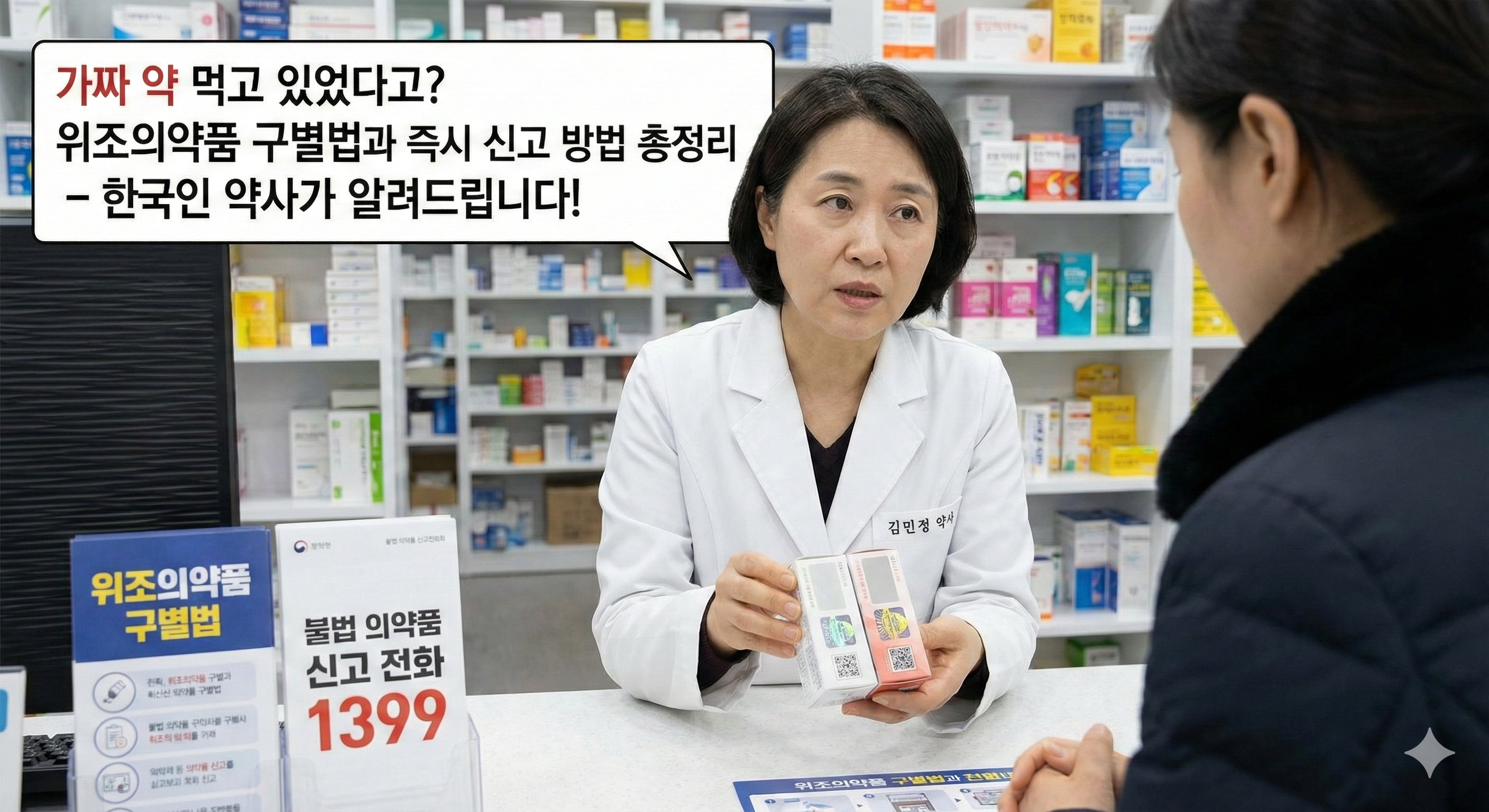 위조의약품 구별법